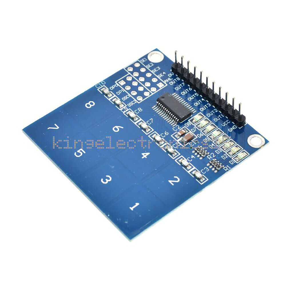 For Arduino TTP226 8 Channel Digital Capacitive Switch Touch Sensor Module
