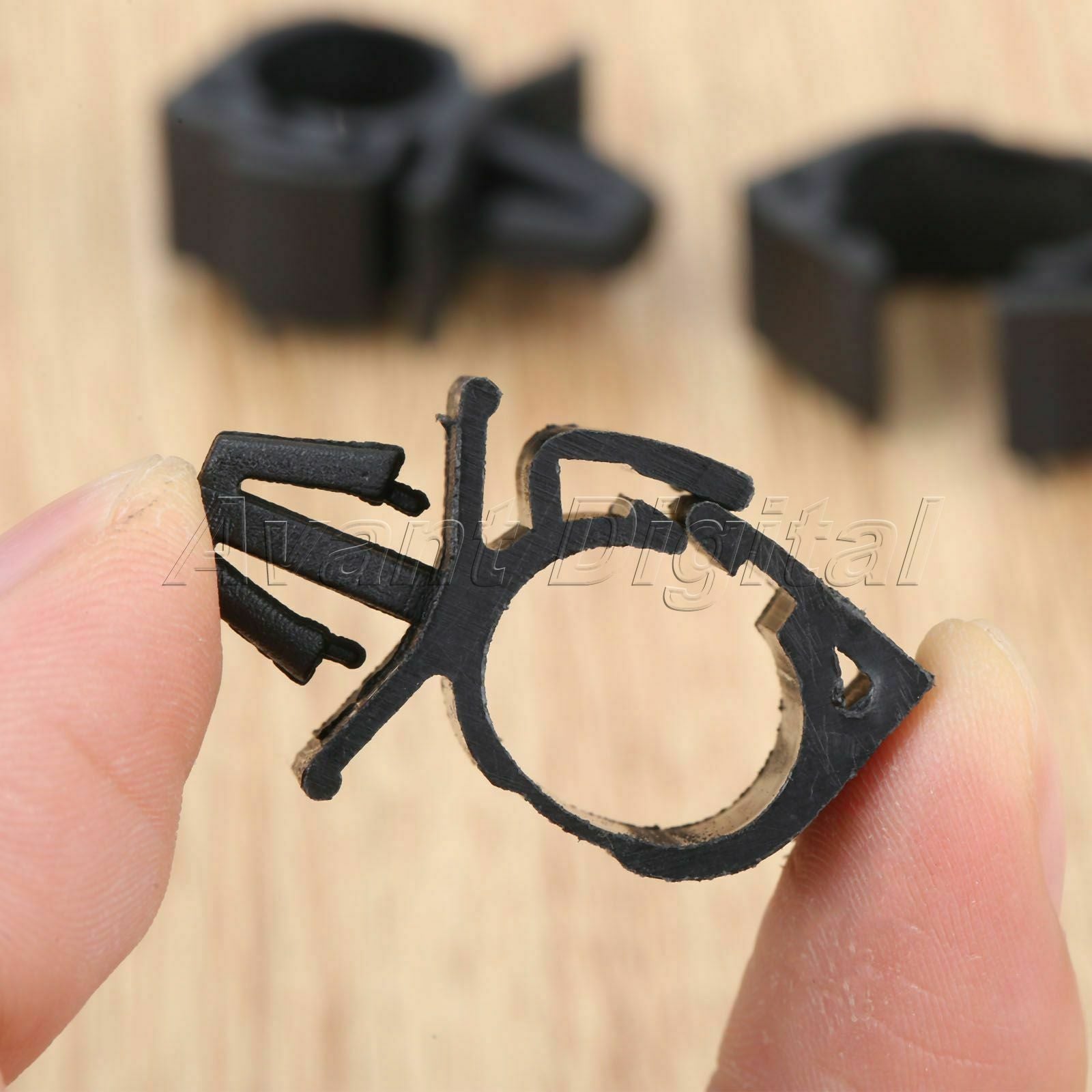 10Pcs 11mm Car Clips Wiring Harness Fasteners Trim Rivets Plastic Universal Type