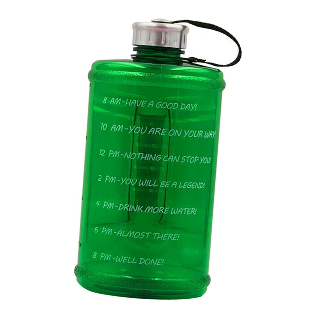 2 Pack Water Bottle Reusable Jug BPA Free Kettle Hiking Sports Camping 73oz