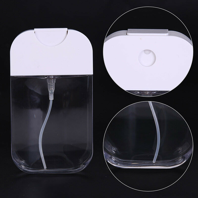 50ML Portable High Pressure Fine Mist Spray Bottle Type Refillable Disinfect KX