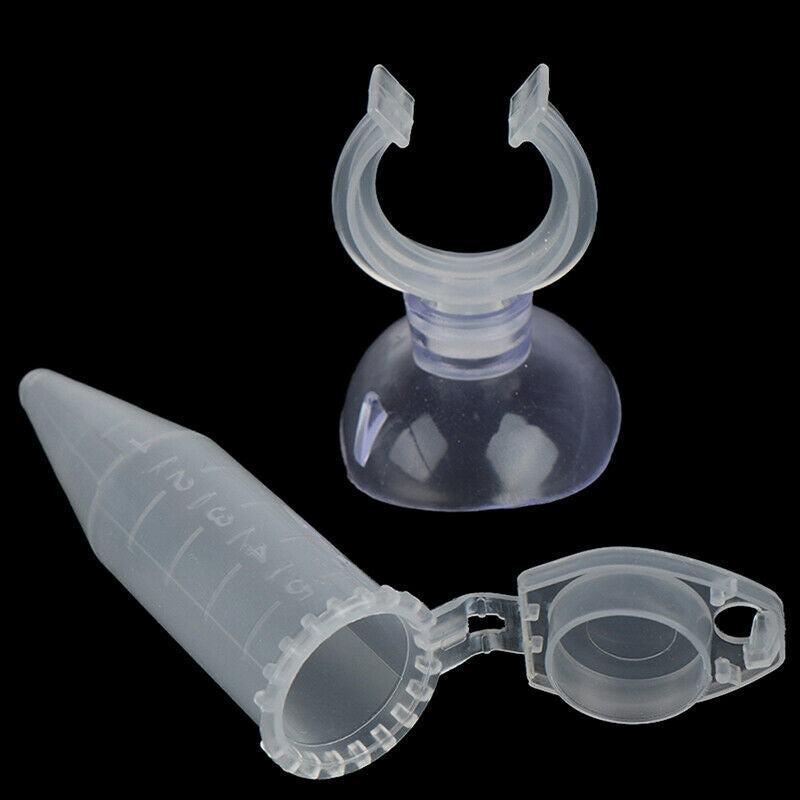 Automatic Fish Feeder Tapered Aquarium Worm Feeder Funnel Cup With Suctio.l8