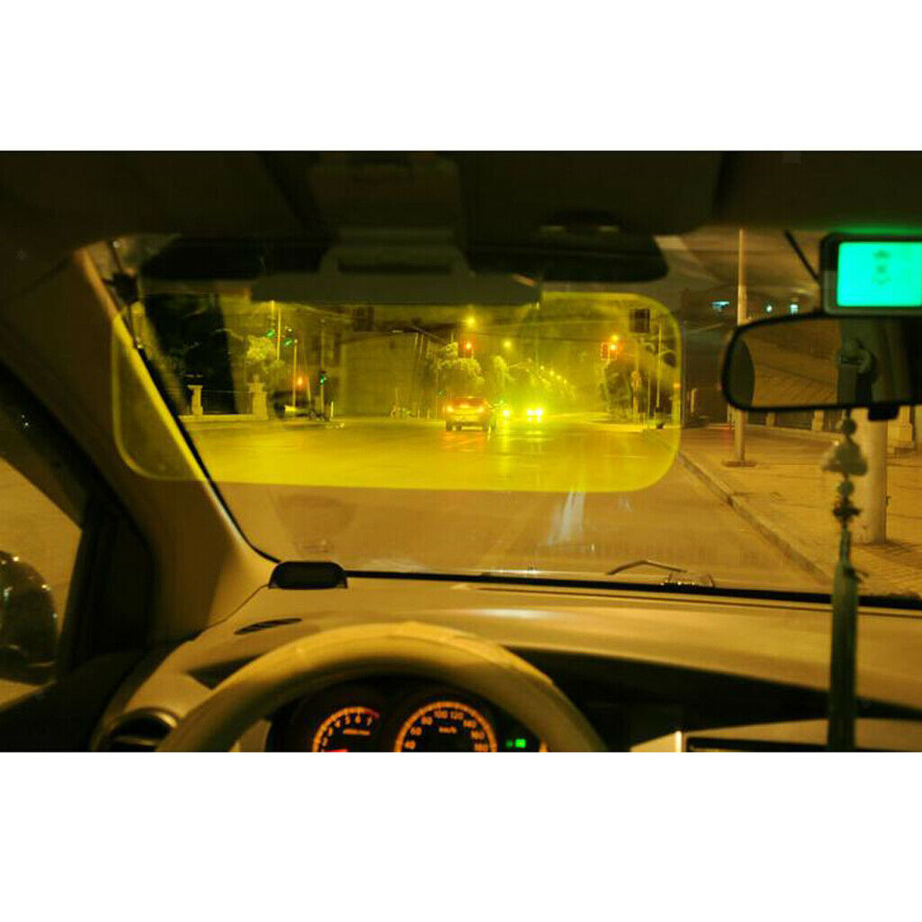 1 Pc. 2 in 1 Car Auto Sun Visor Mirror Anti-glare Day And Night Glasses Eyesight