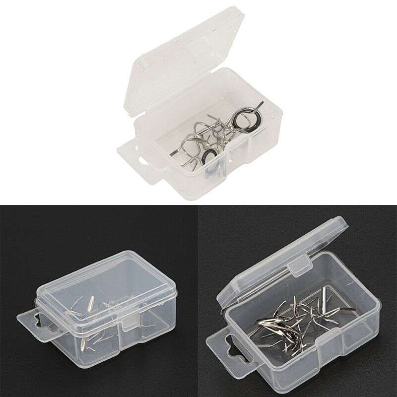 11Pcs Stainless Steel Fly Rod Guides Set Tip Hook Fly Fishing Accesso.l8
