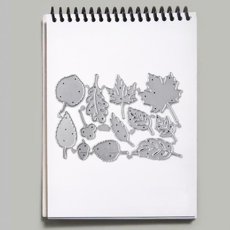 Thanksgiving Maple Leaf Metal Cutting Dies Stencil DIY Scrapbooking Album Paper