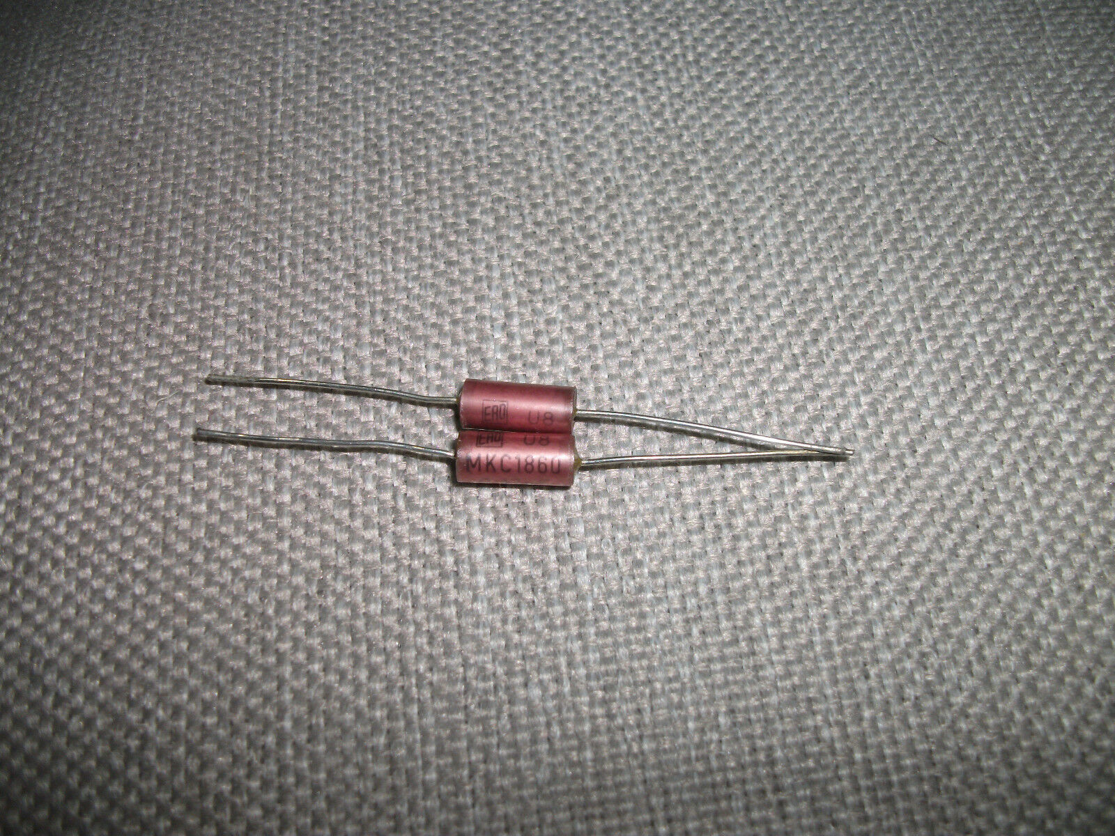 4pcs ERO MKC 1860 0.01UF 400V POLYCARBONATE 2% CAPACITORS!