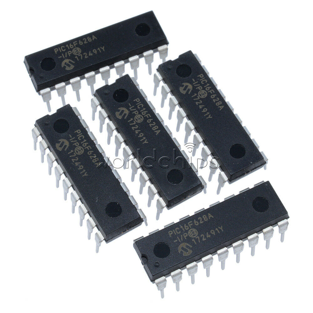 2PCS MCU IC MICROCHIP DIP-18 PIC16F628A-I/P PIC16F628A