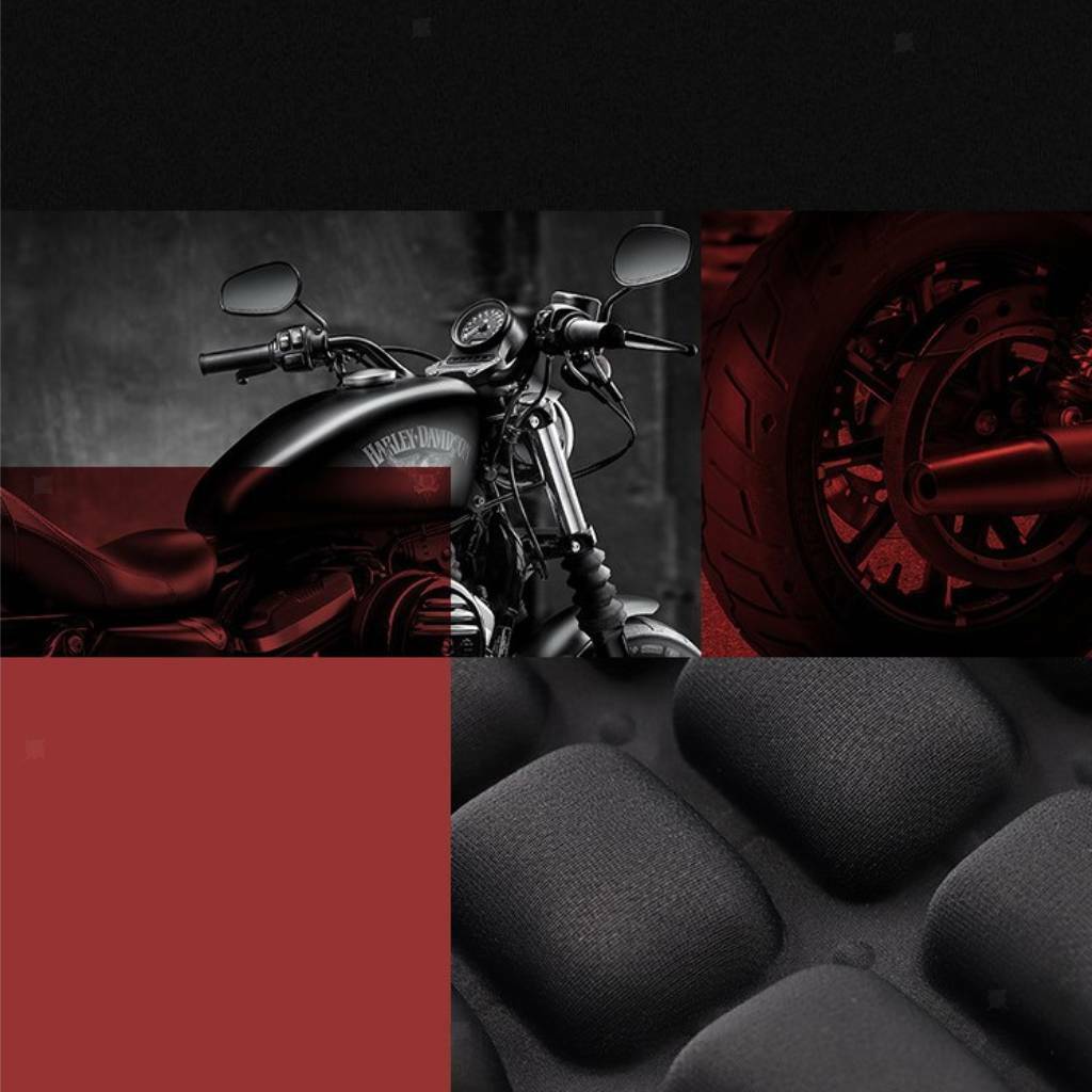 Motorbike Sport Motorcycle Comfort Seat Air Cushion Pillow Pad for Cruiser