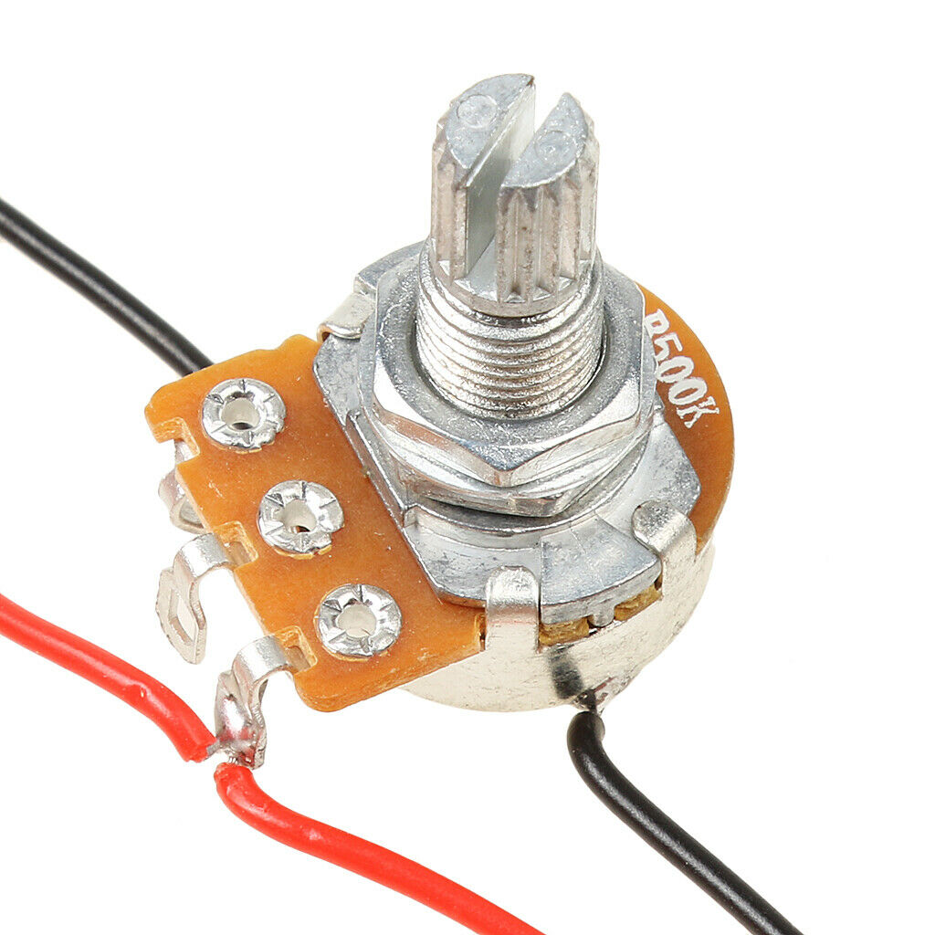 Set Of Wiring Harness 2 Volume 1 Tone 500K For  Guitar Accessories