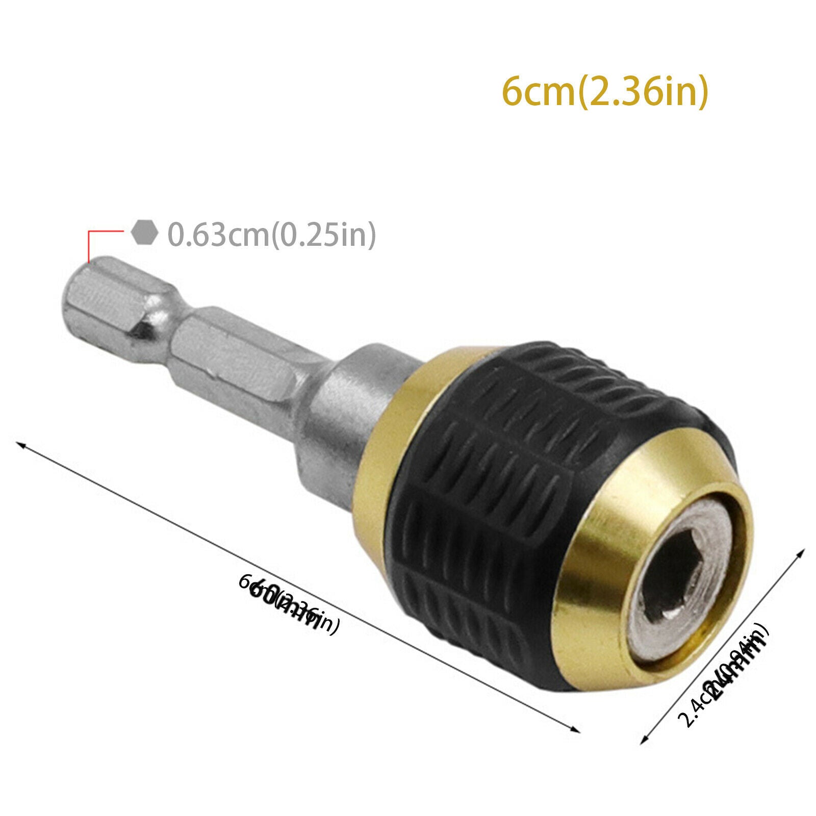 Hexagonal Shank Quick Coupling Hex Change Chuck Driver Bit Holder Chuck Drills