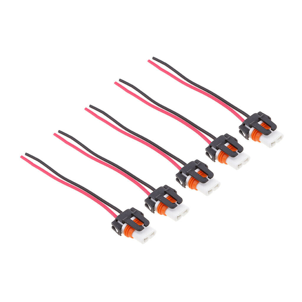5 Pieces Car 9006 Headlight Fog Lamp Wiring Harness Wire Connector Male Plug