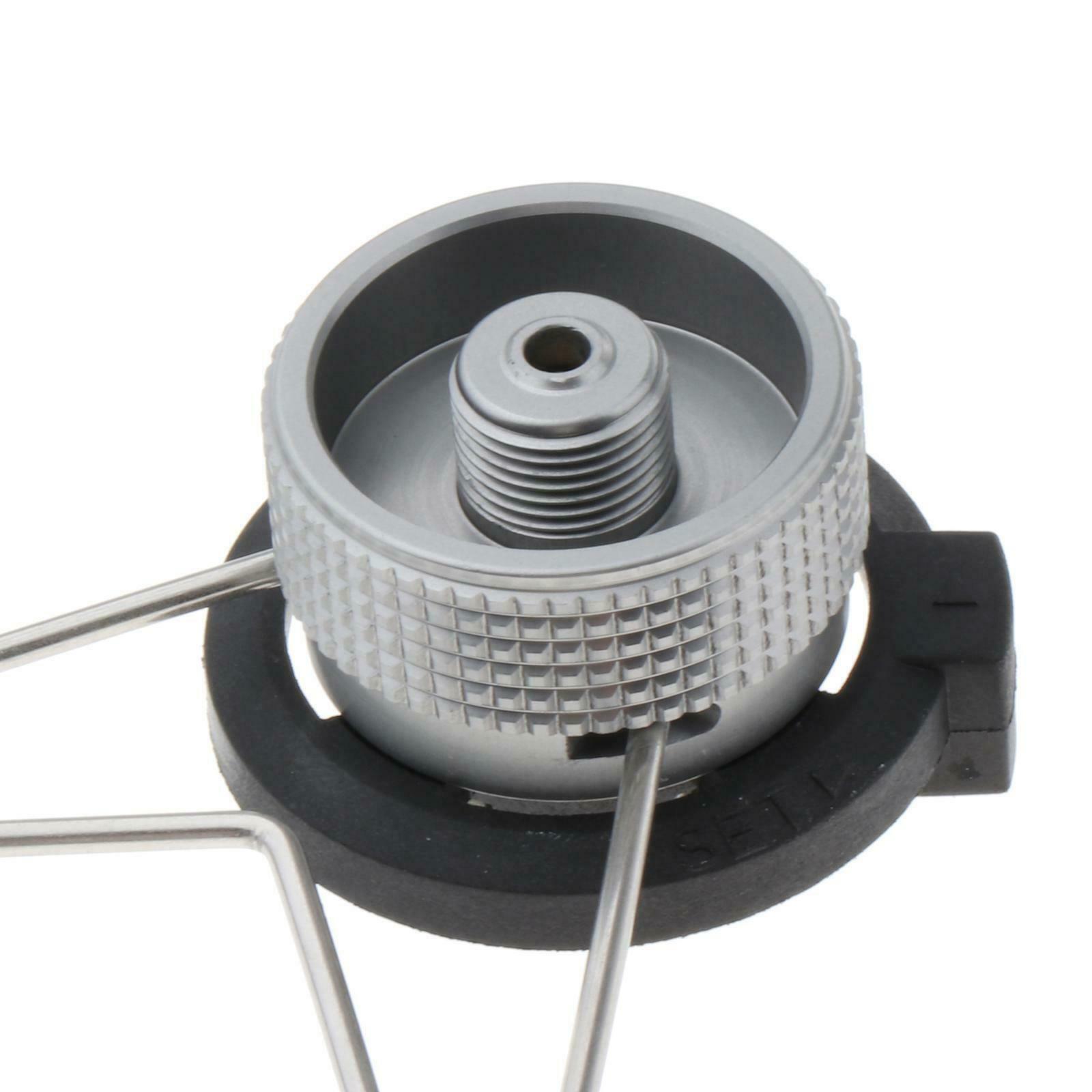 Outdoor Camping Gas Adapter Mini Stove Propane Converter Cylinder Coupler