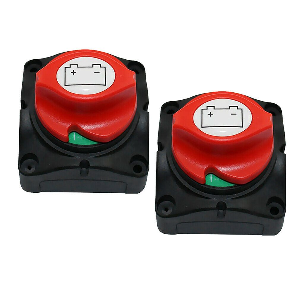 2x Battery Selector Rotary Switch For Boat/RV Car Motor & Accessory