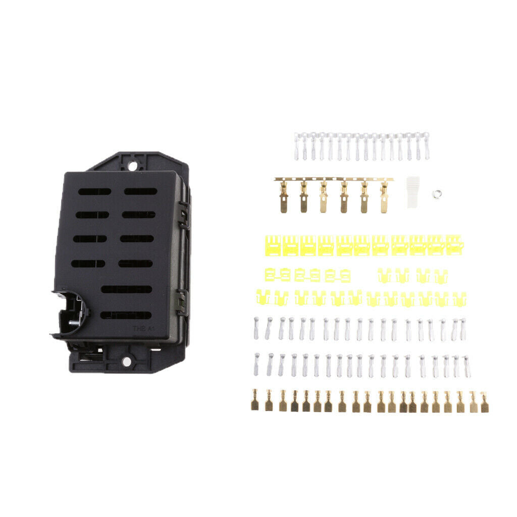 Auto Car Fuse Relay Holder Box Relay Socket 10 Road Nacelle Insurance Kit