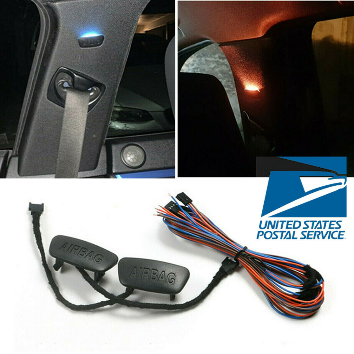 2X B-pillar Side Light with Two Switchable Light Color for BMW 3 series F30 F35