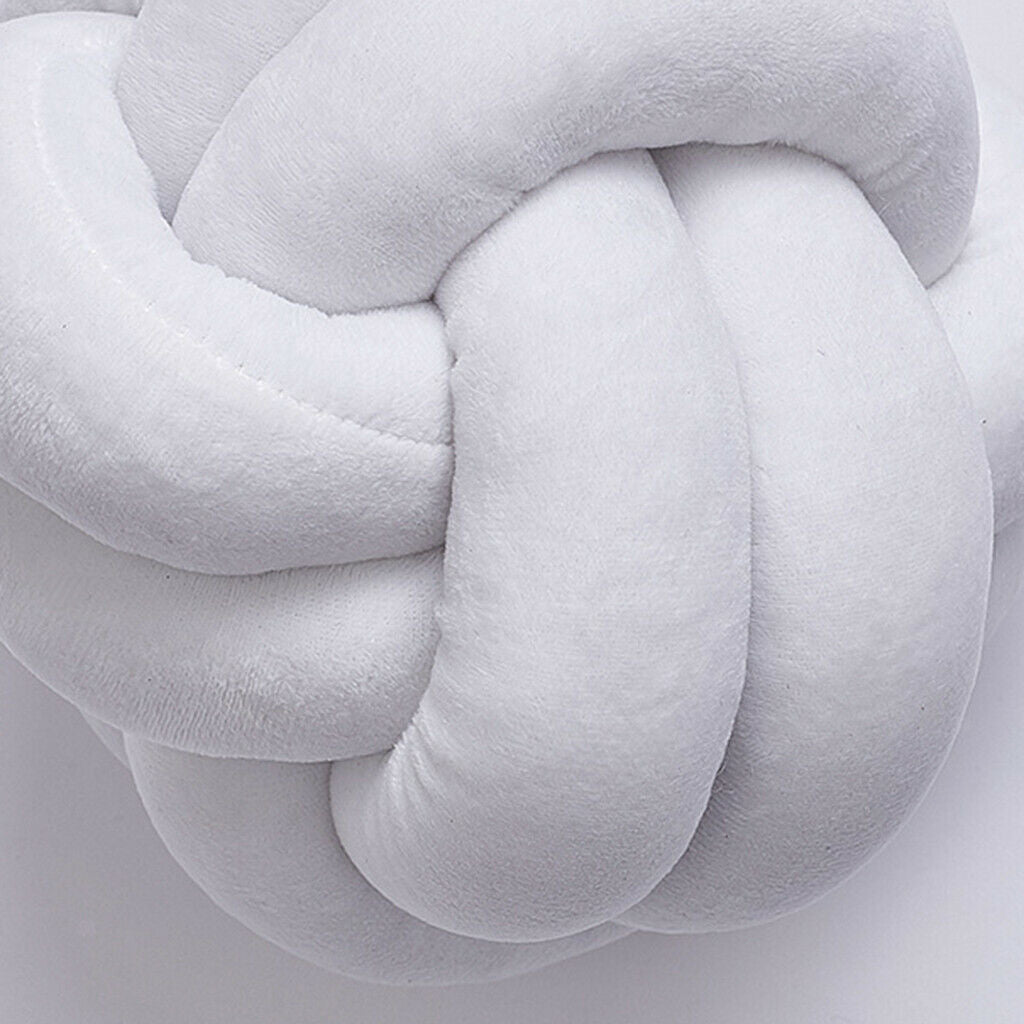 Set of 2 Knot Pillow Soft Plush Throw Pillow 18cm Mat for Bedroom Hotel