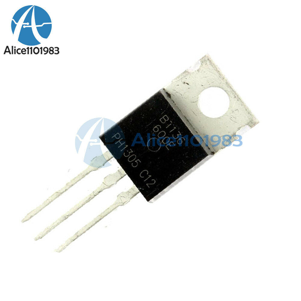 20PCS BT136 BT136-600E BT136-600 4A Triac 600V TO-220