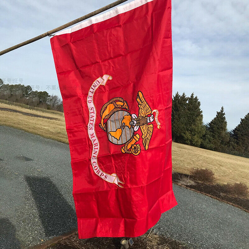 90x150cm Polyester United States of American USMC Marine Corps Flag .l8