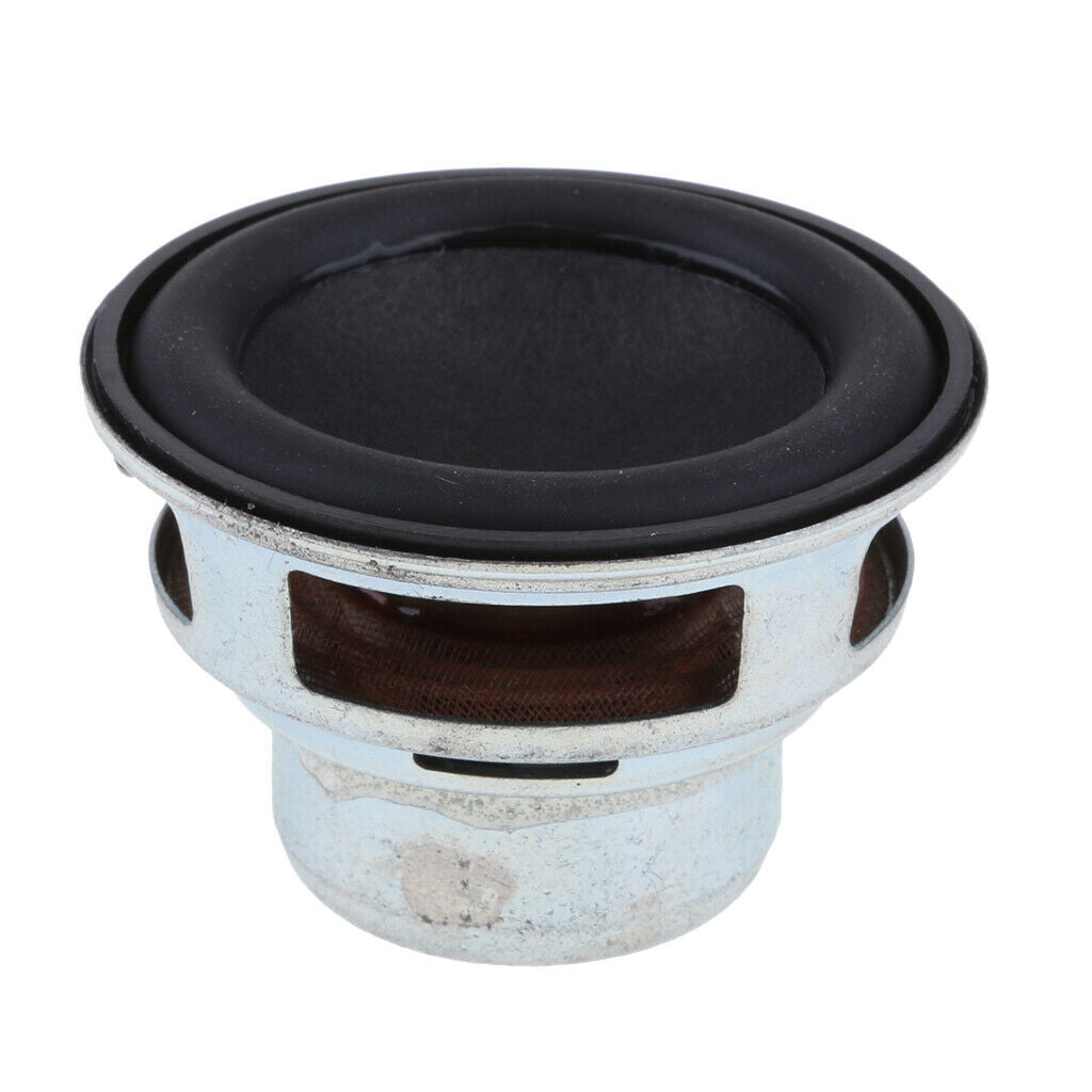 45mm 8W Full Range Audio Speaker Round Loudspeaker 18 Coil Rubber Edge New