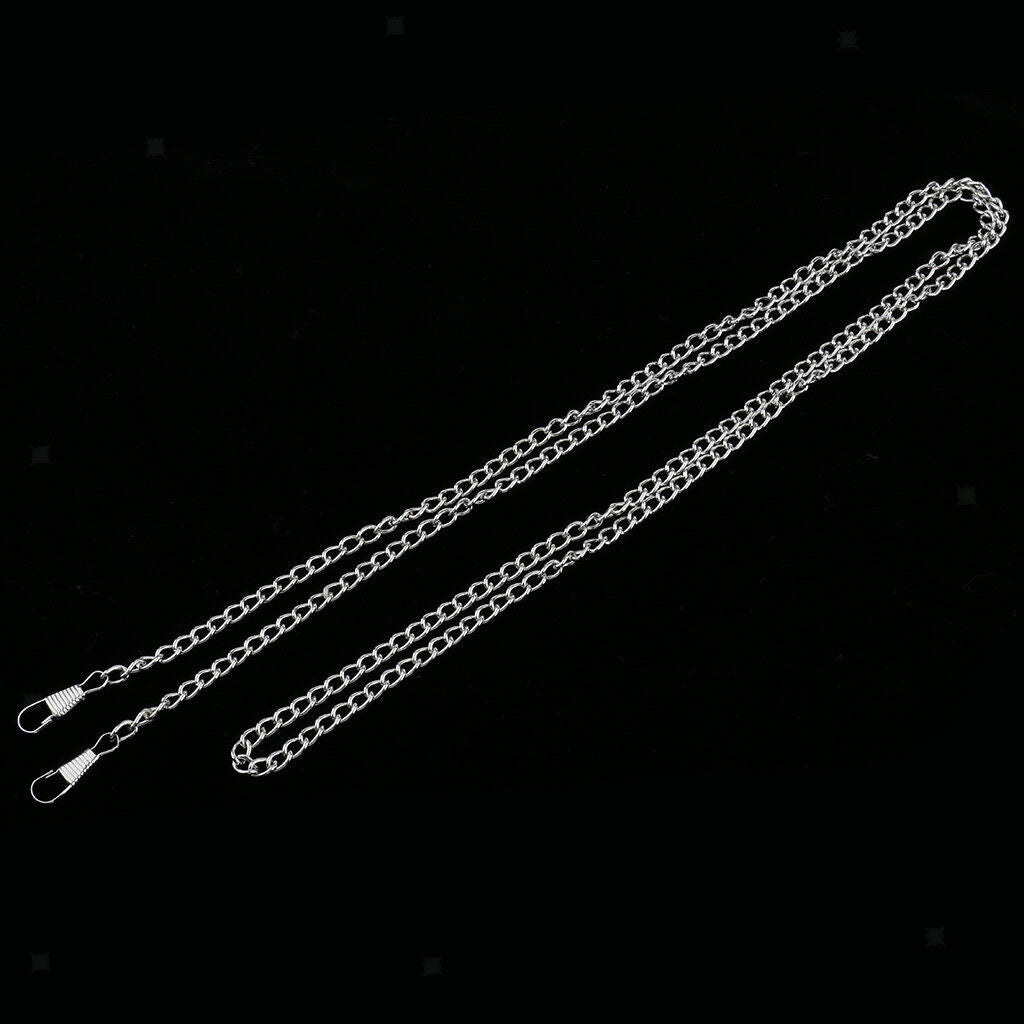 2Pcs Ladies Bag Chain Replacement Bag Strap for Crossbody Shoulder Bag 120cm