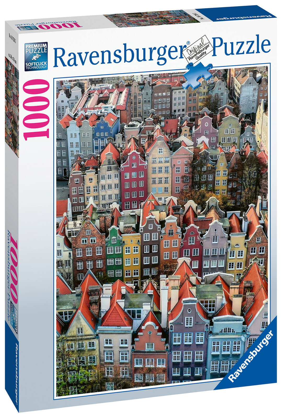 16726 Ravensburger Gdansk, Poland Jigsaw Puzzle inclides 1000pcs Age 12 Years+