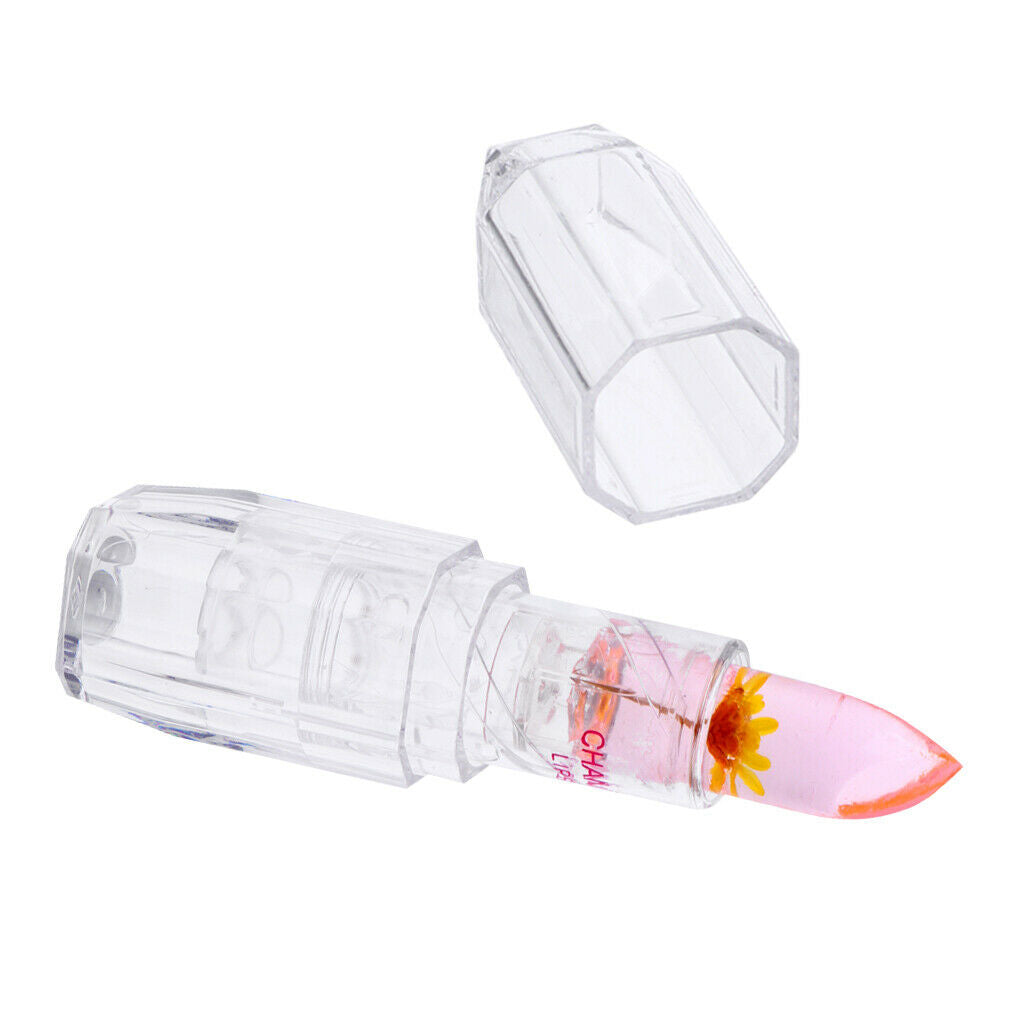 Color Changing Jelly Lip Blam Flower Lip Gloss Moisturizing Lipstick Lasting 6#