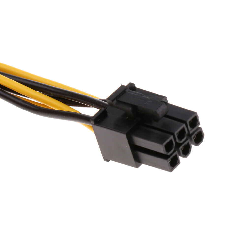 12Pcs PCIe 6Pin to 8-Pin (6+2Pin)PCI  Power Adapter Cable for Graphic