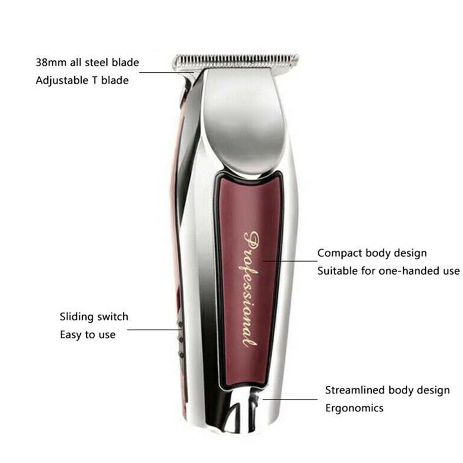 Rechargeable Hair Clipper Trimmer for Men Shaver Electric Cutter Haircut Machine