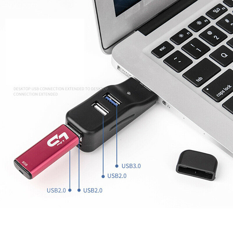 USB HUB 3.0 2.0 Adapter For Laptop PC High Speed 4 Ports Adapter Splitt.l8