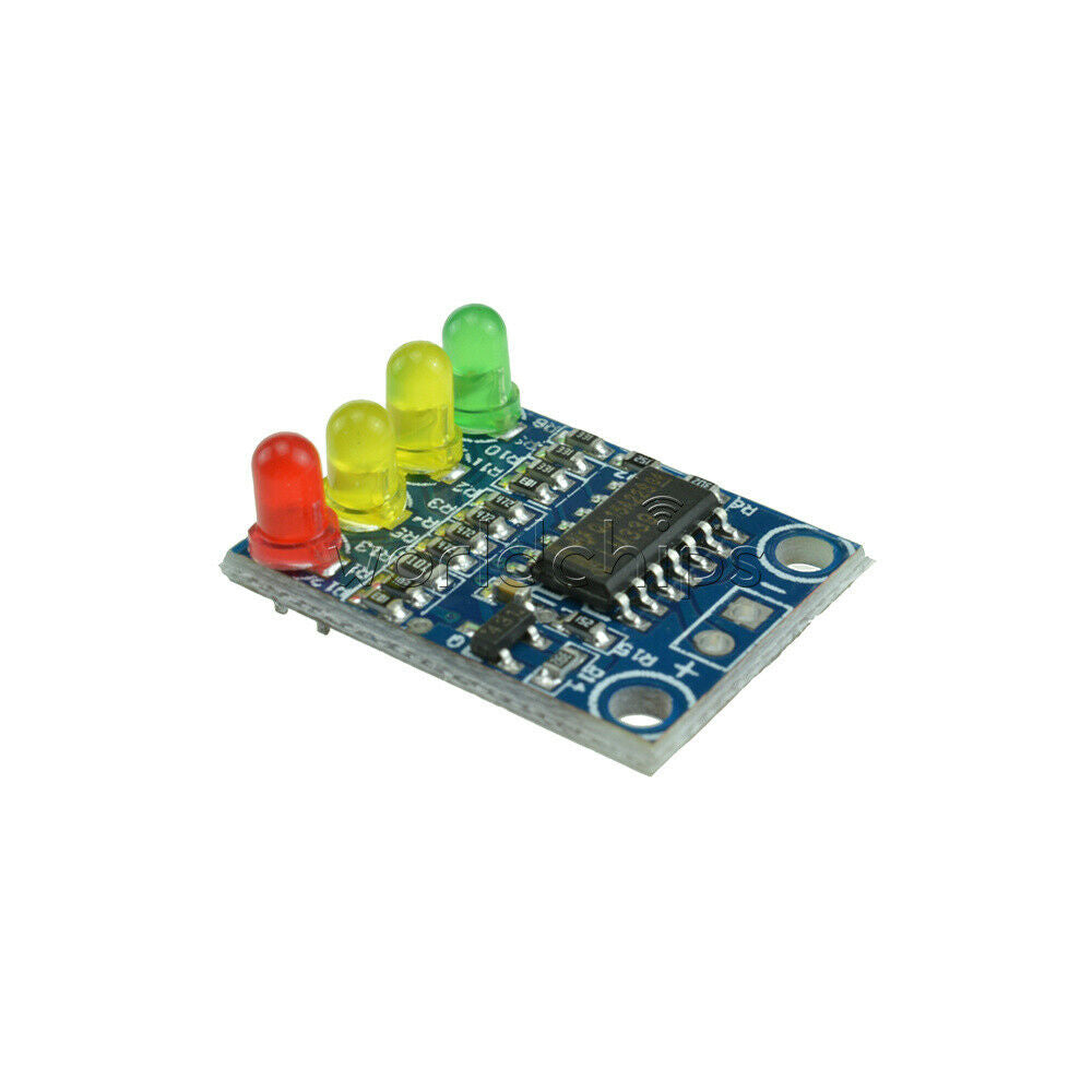 Battery Level Indicator 4 LED Onboard 12V Power Supply Voltage Detection Module