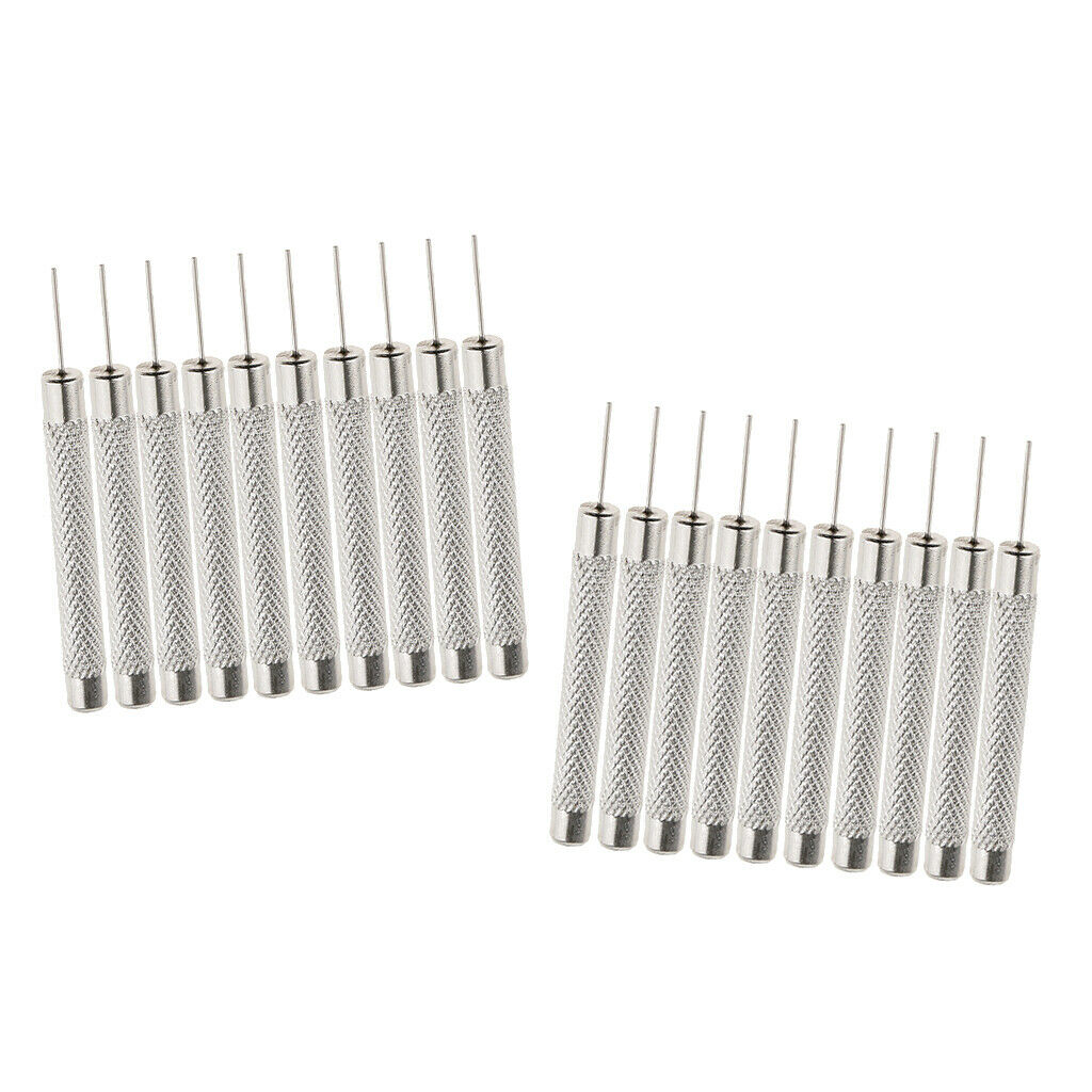 20 Pieces Watch Strap Punch Pin Repair Tool Accs for Watchmaker DIY (0.7mm)