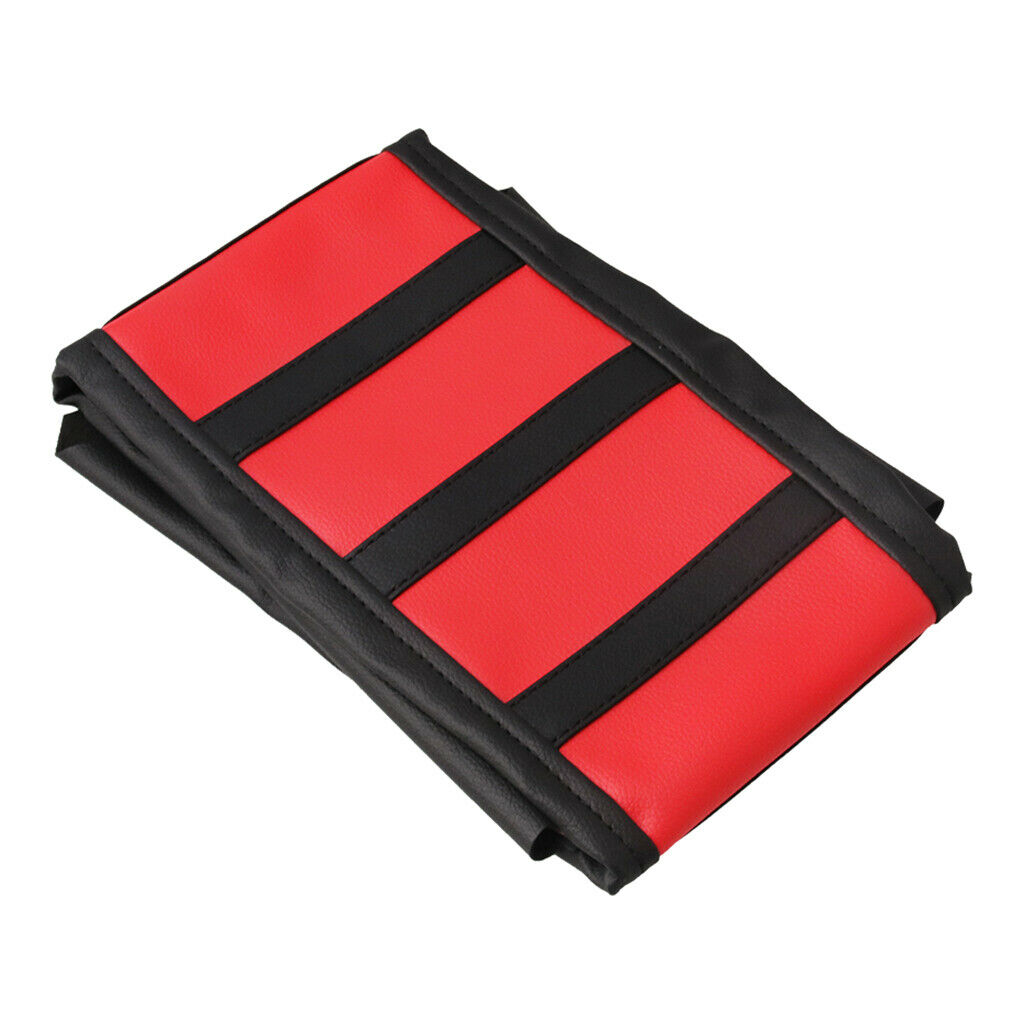 Dirt Bike Seat Cover Rubber Universal Durable Red/Black Fashion Design