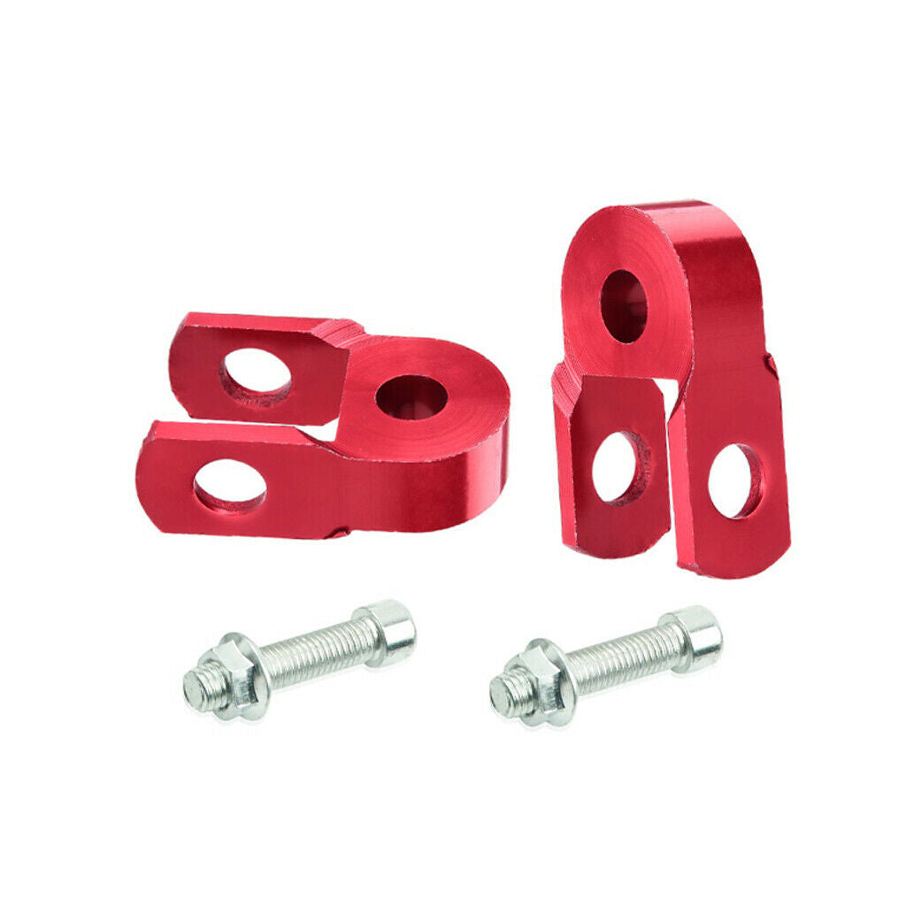 Height Extension Shock Absorber Motorbike Jack Up Riser Suspension Red