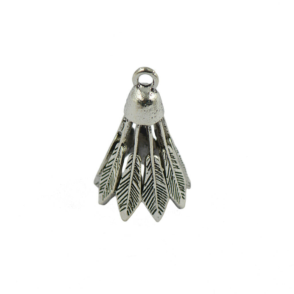 10x shuttlecock style charm pendants Sporty pendants DIY fashion jewelry