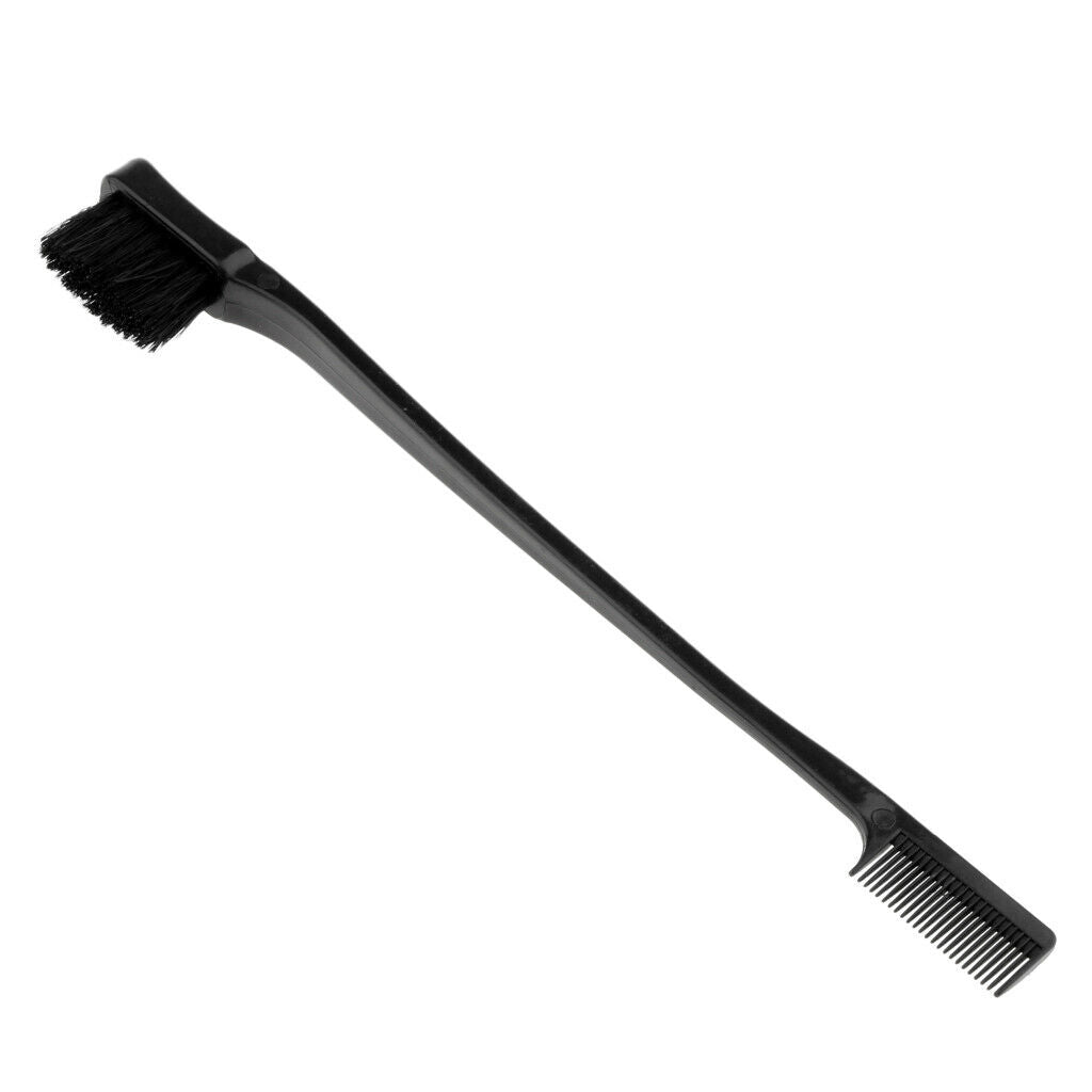 Pack of 3 Edge Control Brush Double Sided Comb Hair Gel Smooth Natural
