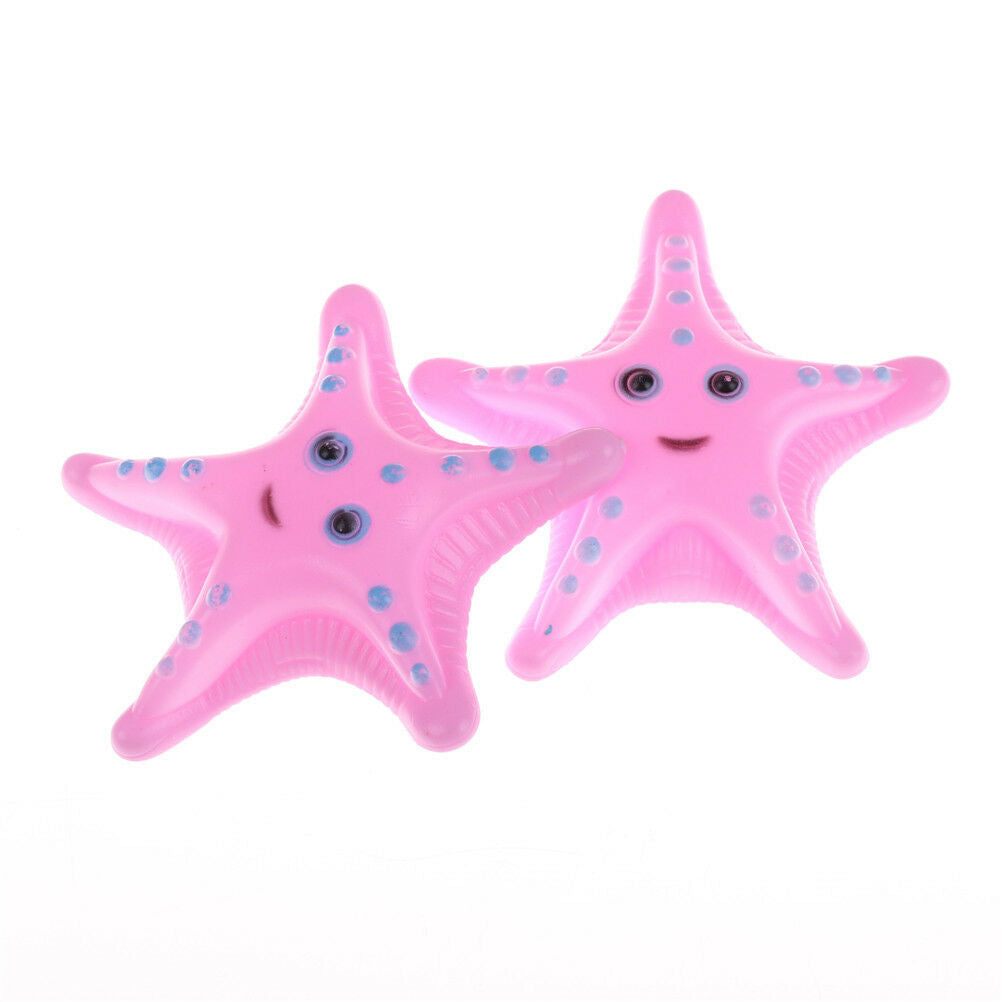 2Pcs Childs Kids Water Starfish Floating Bath Time Fun Toys Education Toys.l8