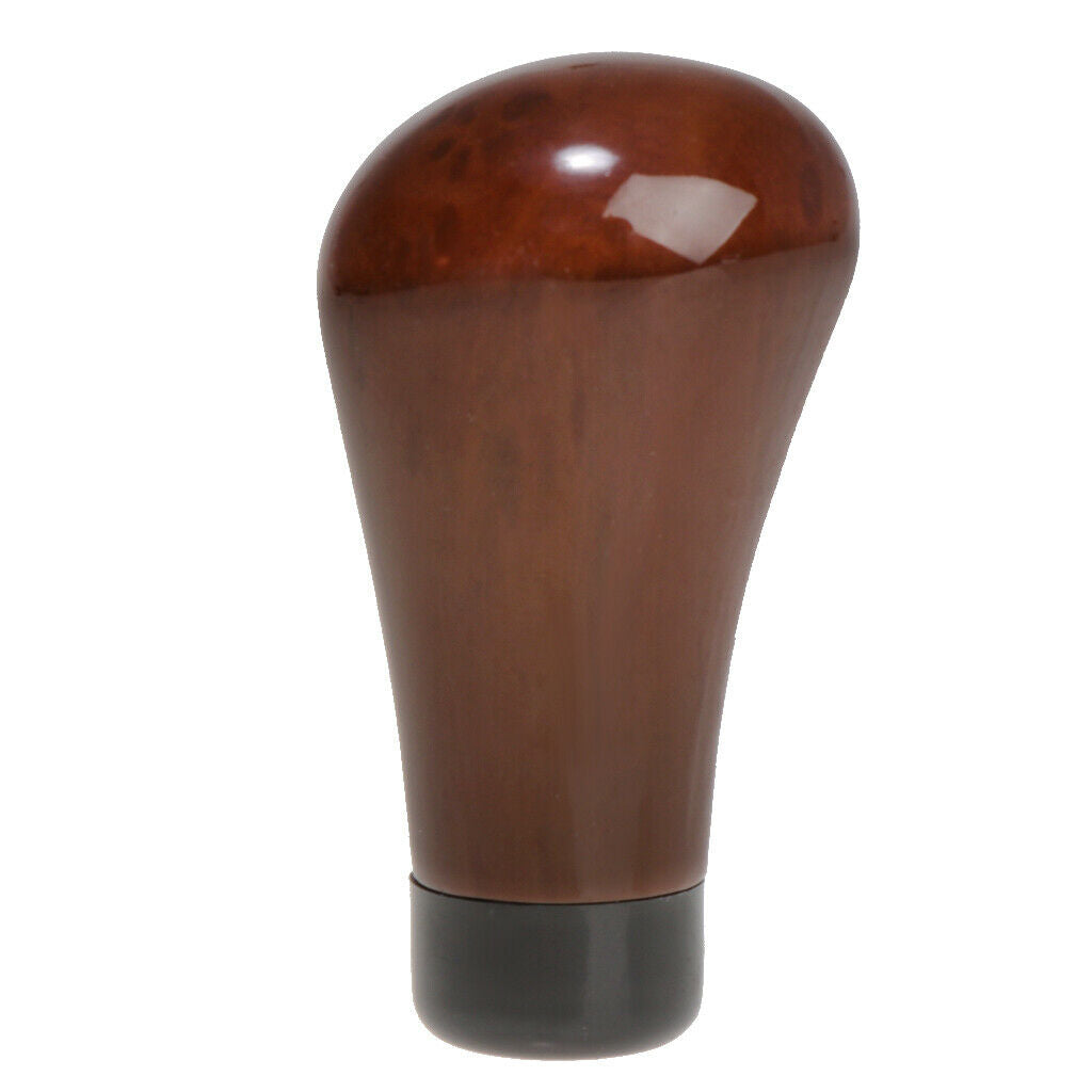 Plastic Manual Car Gear Shift Knob Shifter Lever Head Brown with Hoses Kit