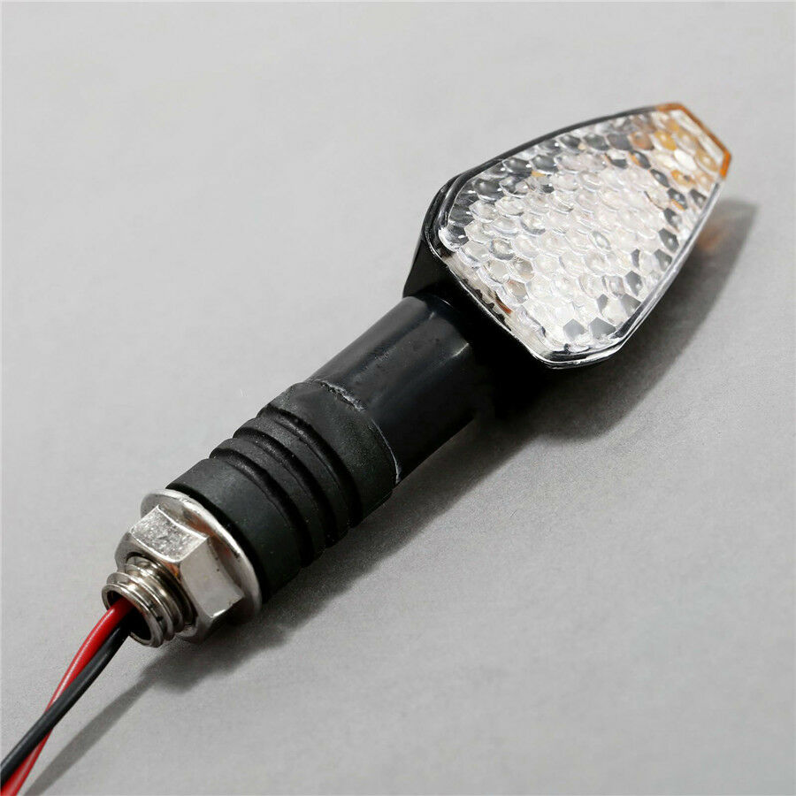 4pcs Universal Motorcycle Amber LED Sidemarker / Turn Signal Light Flasher Bulb