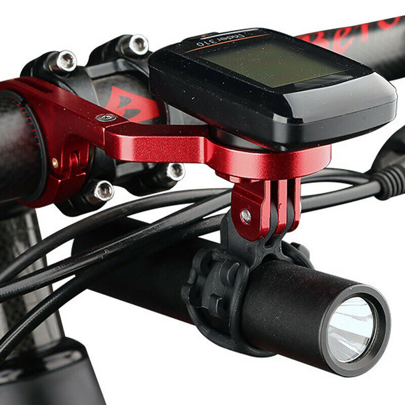 Mountain Bike Bicycle Handlebar Clamp Extension Bracket for Odometer Camera Lamp