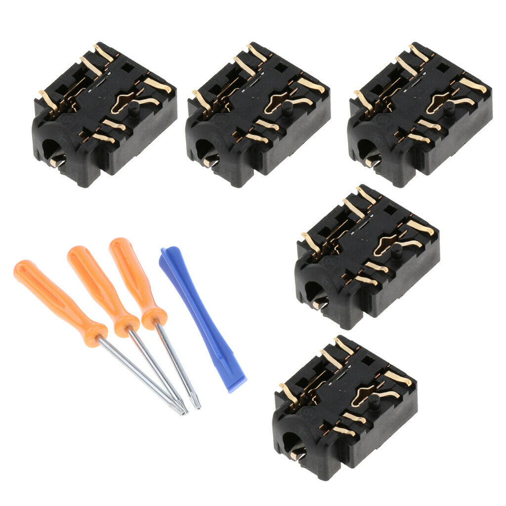 5pcs Repair 3.5mm Headphone Audio Port for  One Controller Replace