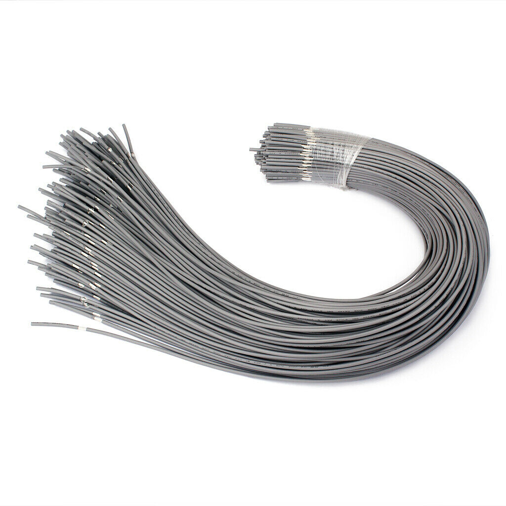 20 Piece, Shielded Guitar Cable, Single Conductor Spare Parts, Gray