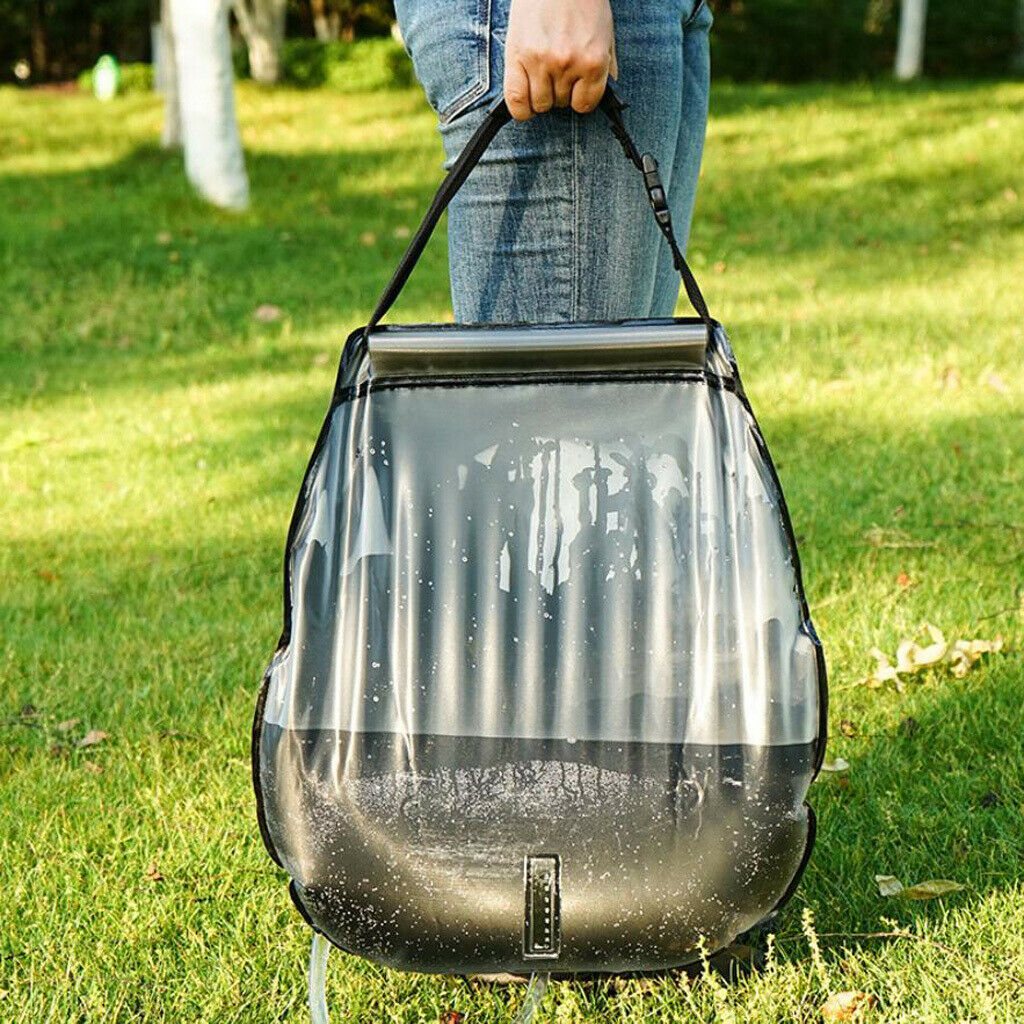 20L Portable Outdoor Camping Hiking Solar Energy Heated Camp Shower Pipe Bag