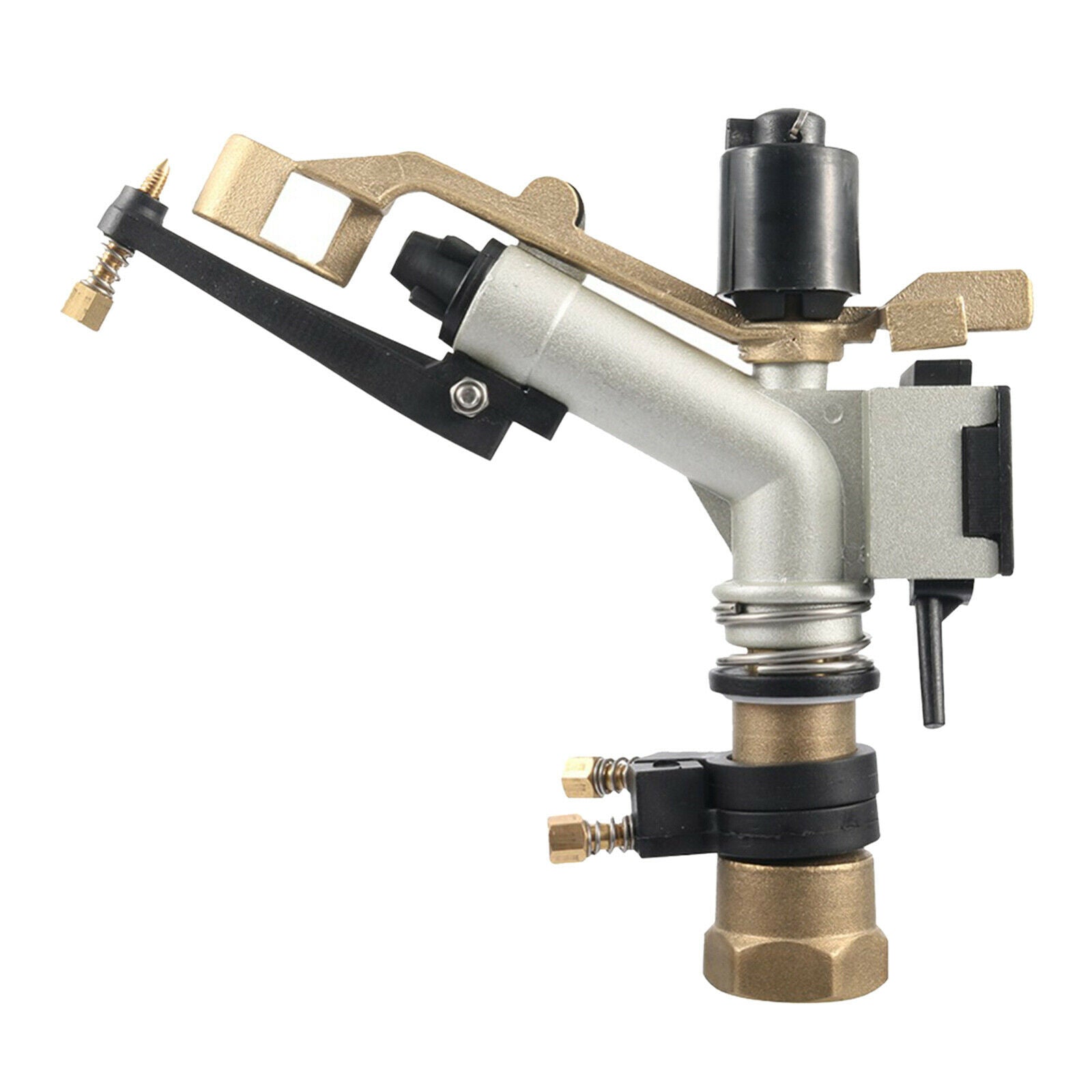 G1" BSP Female Thread Irrigation Sprinkler Rotating Garden Water Sprayer Gun