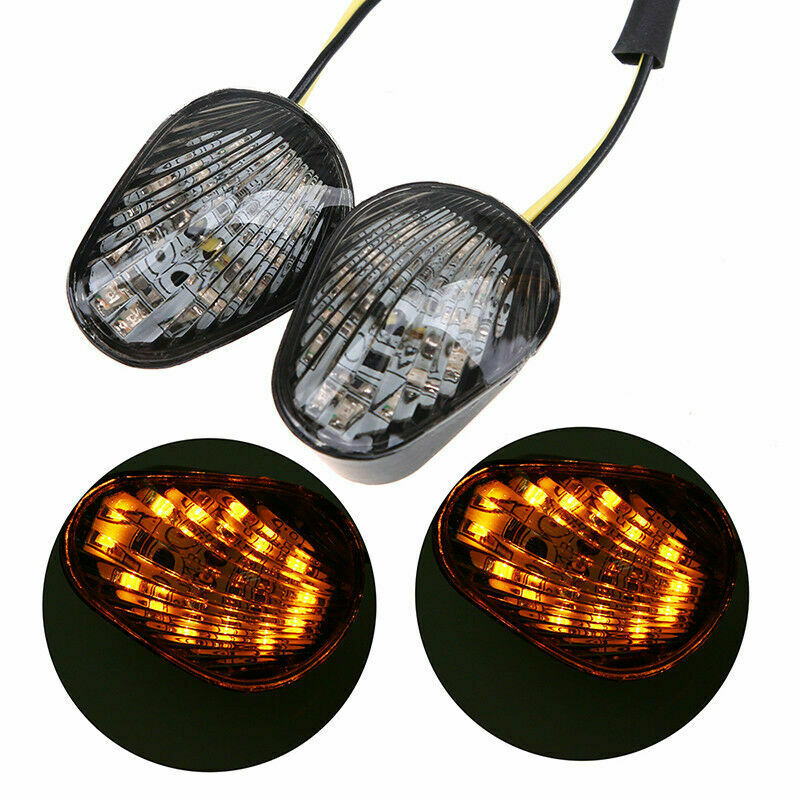 Plastic LED Turn Signal Lights Indicator Lamp For Yamaha YZF R1 YZFR6 YZF-R6S