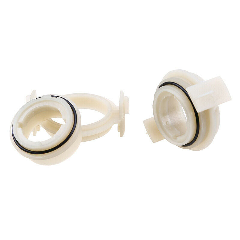 2x H7 LED Headlight Bulb Adapter Holder White forÂ BMW E46 3Series 325i 330i