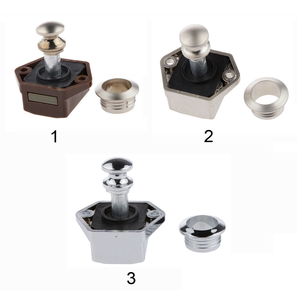 Color 2 Nickel 20mm File Cabinet Desk Drawer Cupboard Closet Lock