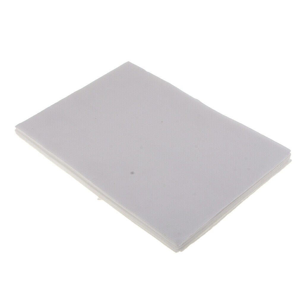 10 Sheets Microwave Kiln Glass Fusing Paper Ceramic Fiber Square Shelf Paper,