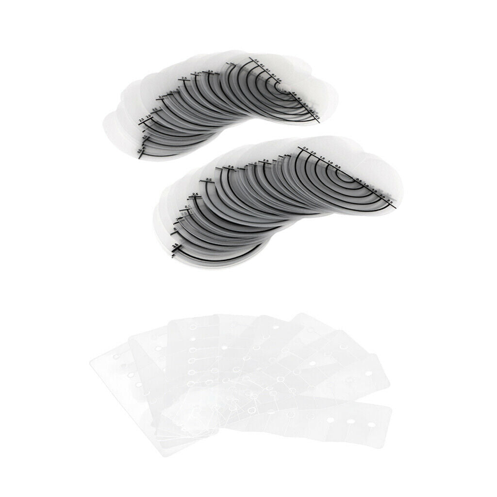 60pcs Hair Extension Heat Shield Hair Scalp Protection Spacer Guards for Salon