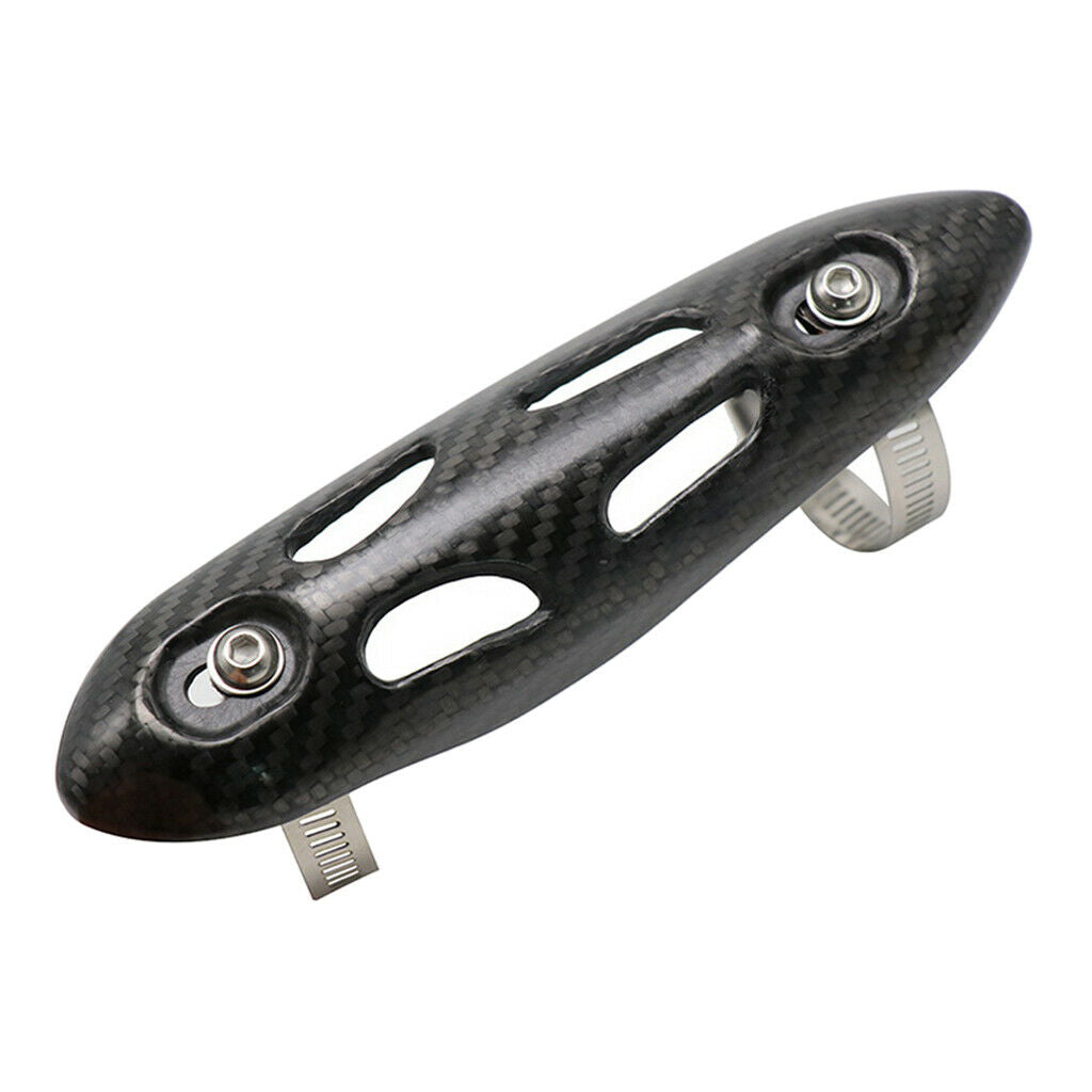 Motorcycle Exhaust Muffler Silencer Pipe Cover Heat Shield Protector for 33-57mm