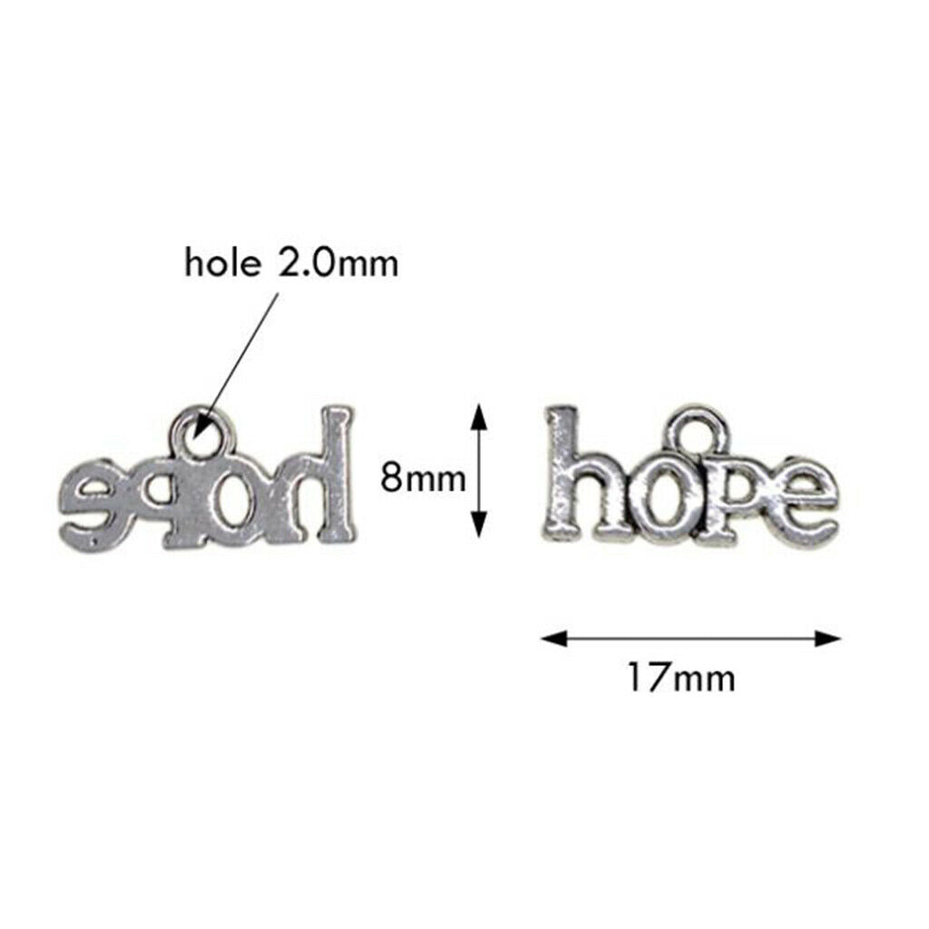 100x Alloy Pendants for Jewelry DIY Necklace Bracelets Findings Crafts