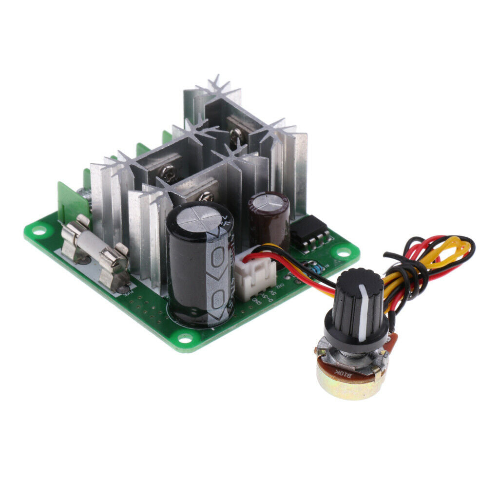 6V-90V 15A DC Motor Pump Speed Controller Adjustable Control Switcher